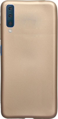 Силиконови гърбове Силиконови гърбове за Samsung Луксозен силиконов гръб ТПУ ултра тънък МАТ за Samsung Galaxy A7 2018 A750F златист